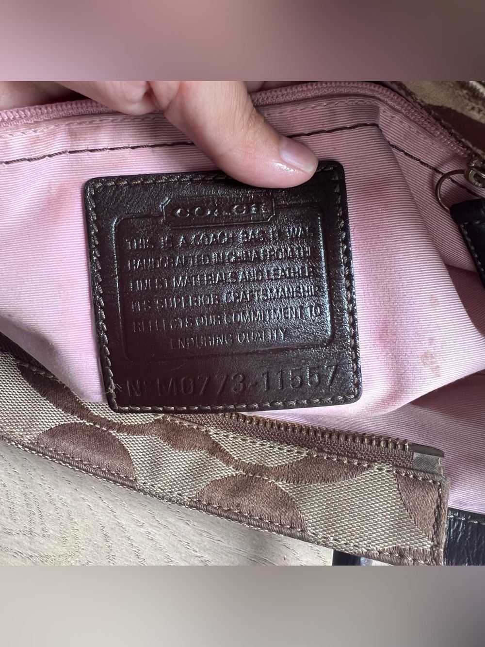 Coach Hamptons Signature Madeline Satchel - Picture 6 of 6